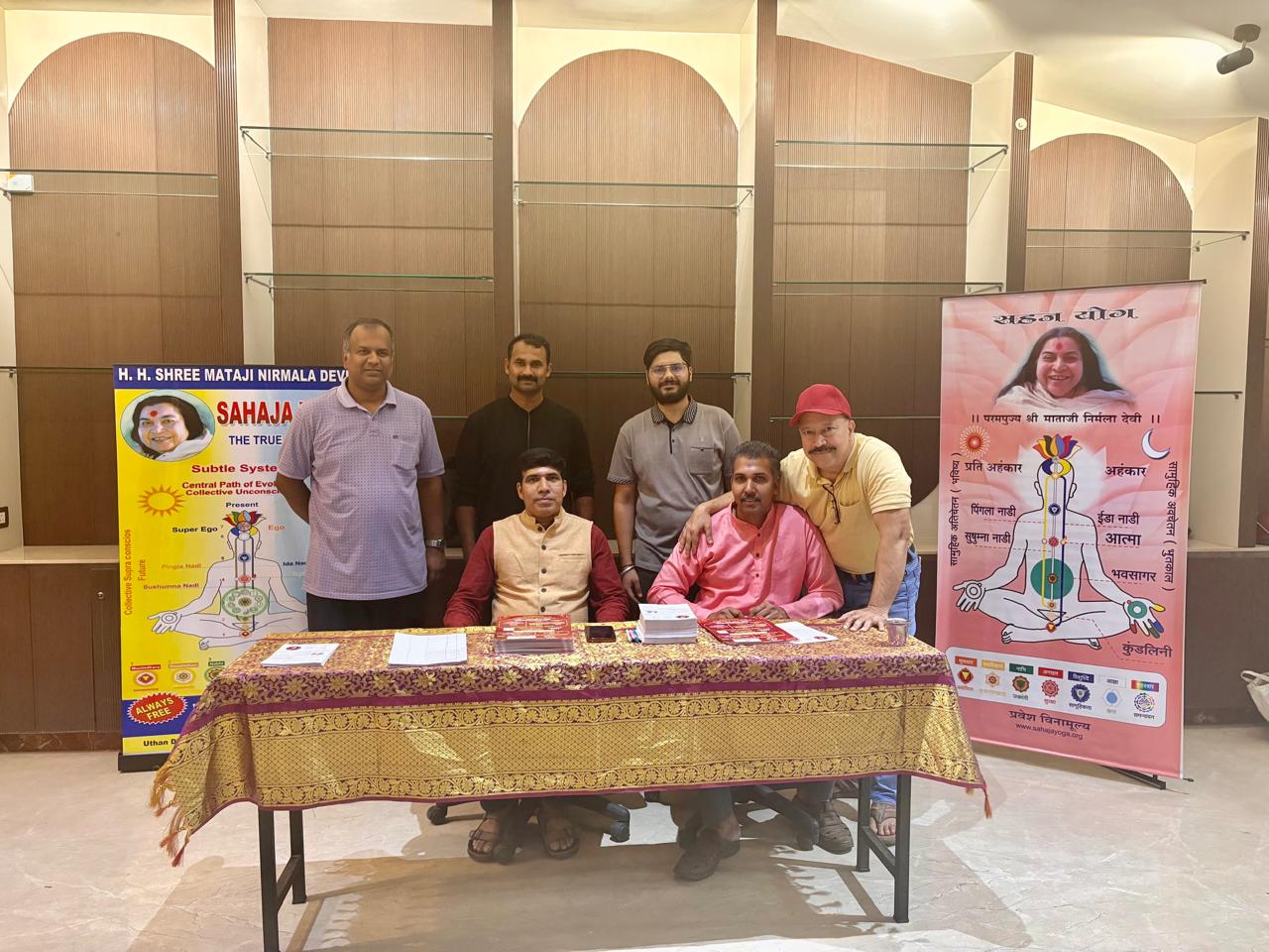 sahaja Yoga campaign at Samarthanam Arts Center at HSR Layout Bangalore