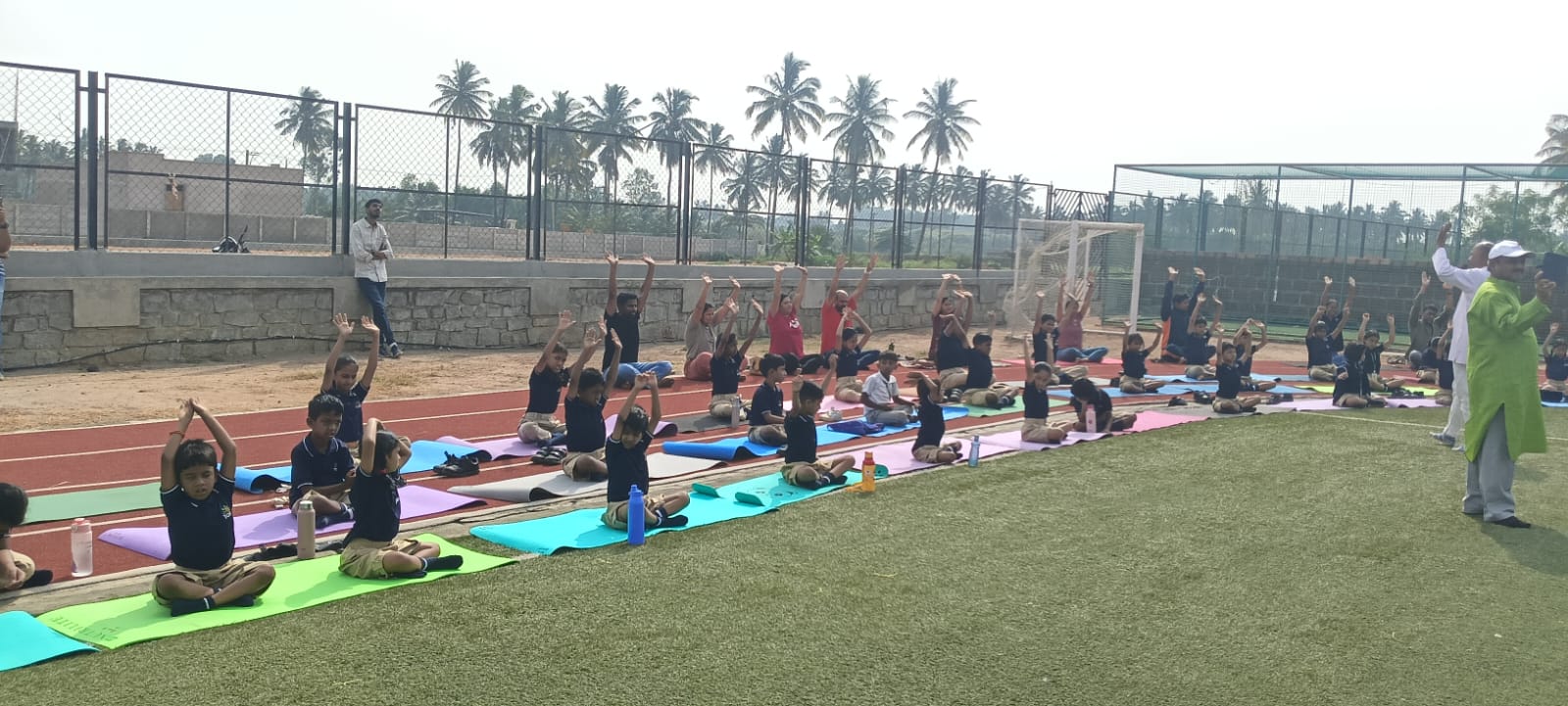 Jai Shri Mataji, with the Divine Blessings of Shri Mataji, Self Realization and meditation was conducted at The Green School Bangalore today at White Field Bangalore.